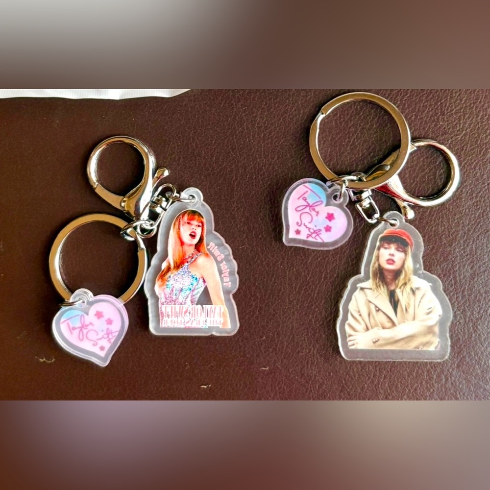 Set of 2 Handmade Taylor Swift Keychains